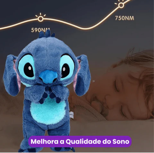Urso Stitch Que Respira - Relaxa e Acalma - Original®