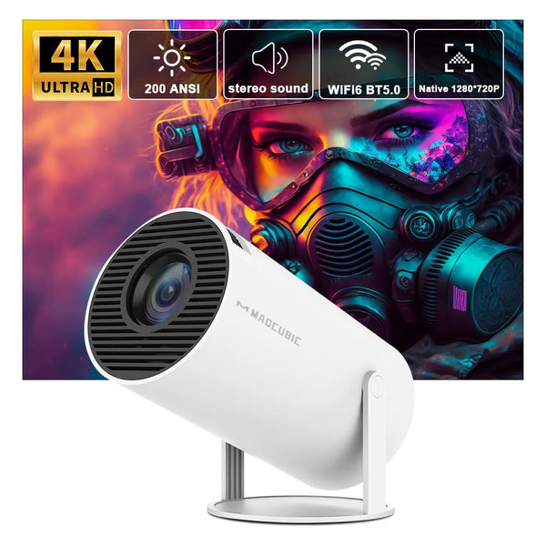 Projetor Portátil 4K - WIFI - Original Magicubi®