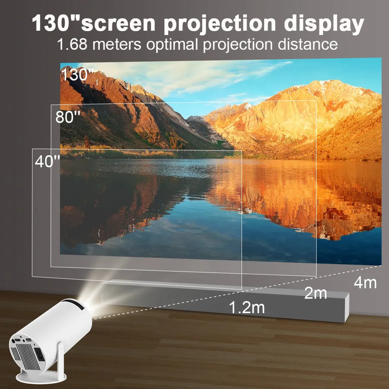 Projetor Portátil 4K - WIFI - Original Magicubi®