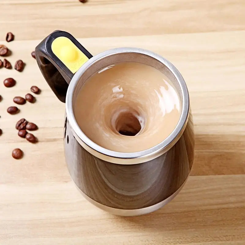 Caneca Magnética Automática  Aço Inoxidável  Leite Liquidificador Criativa Smart Mixer 400ml